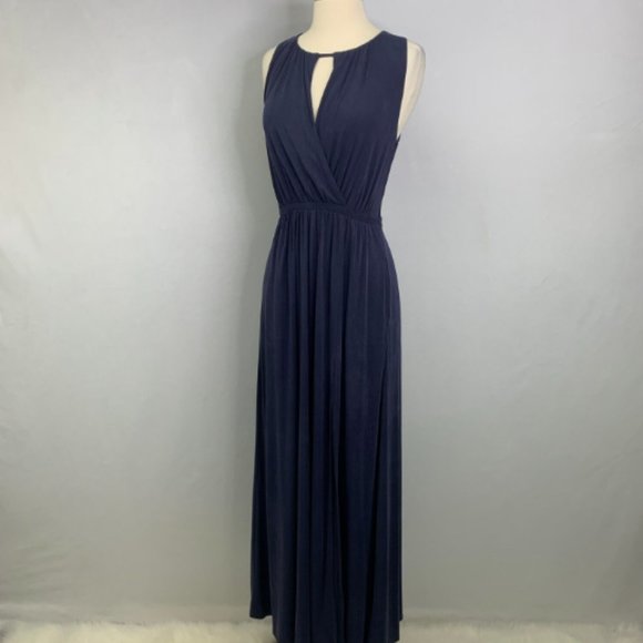 Anthropologie Moulinette Soeurs Womens XS Navy Sanna Maxi Dress - Picture 2 of 13